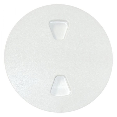 Superjock 8 in. Screw-Out Deck Plate - Polar White SU2665596